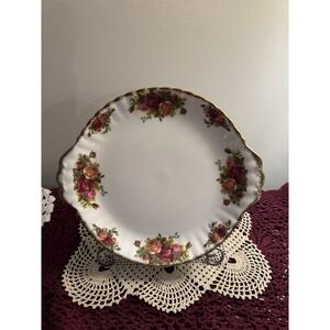 Royal Albert Old Country Roses 9" Handled Cake Plate